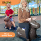 WALIKI Huge Bouncy Horse Hopper for Kids & Adults | X-Large Brown PVC Bull Riding Toy
