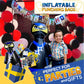 Inflatable Dudes Ninja 47 Inches -Kids Punching Bag | Already Filled With Sand| Bop Bag | Premium Inflatable Toy | Party Games - Indoor Outdoor- | Bounce-Back Action | Punching Bag For Kids- (Nobi)