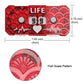 Life Counter Twin Digits Dragon Scale Pattern Designed For Cedh Game And Other Mtg Dual Game Fits All Tcg, Ccg And Lcg Made Of P