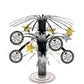 amscan Grad Mini Cascade Centerpiece | Party Decor | 1 Ct. Black/White/Silver, 7.5