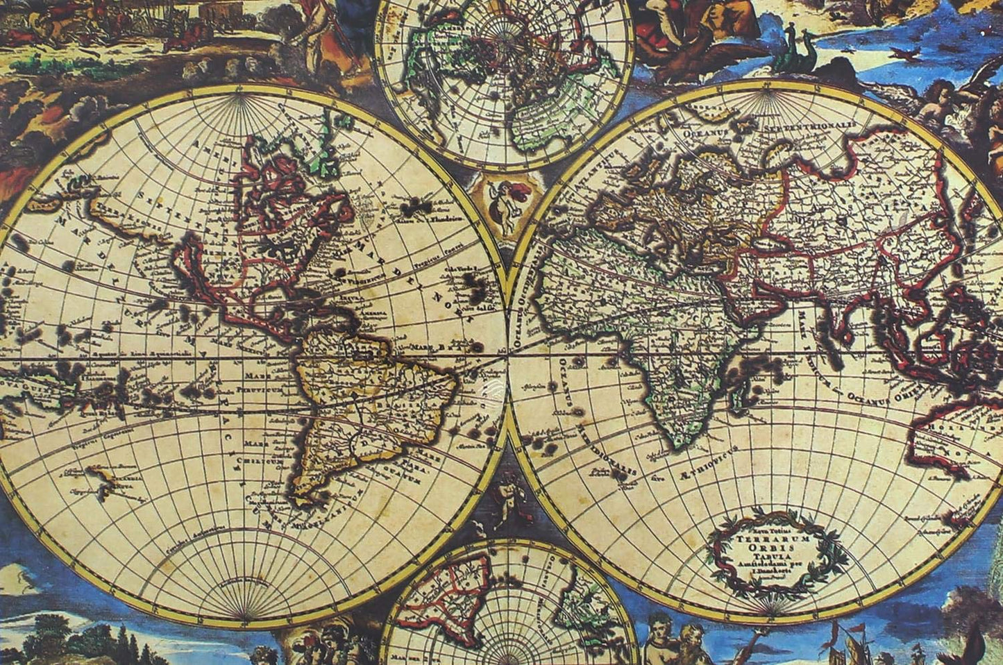 Map 1000 Piece Jigsaw Puzzle