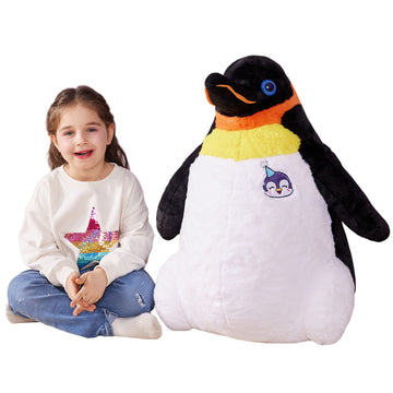 Ikasa Large Emperor Penguin Stuffed Animal Plush Toy, 23'' Giant Penguins Plushie For Kids Girls Boys Girlfriend Children
