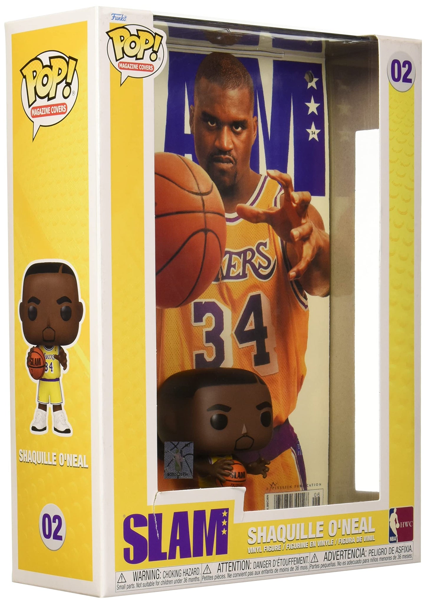 Funko Pop! NBA - Shaquille O'Neal SLAM Figure, Multicolor Vinyl, Model 59362