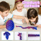 Philicoco 3D Printed Articulated Dragon Egg - Easter Basket Stuffers, Fidget Toy Gift for Kids & Adults(Purple)
