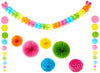 Amscan Perfect Assorted Hanging Room Decorating Party Kit (9 Piece), One Size, Multicolor
