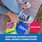 Educational Insights Dressing Skills Bean Bags - Montessori Busy Board for Toddlers, Shoe Tying, Occupational Therapy, Multi, Model 3102
