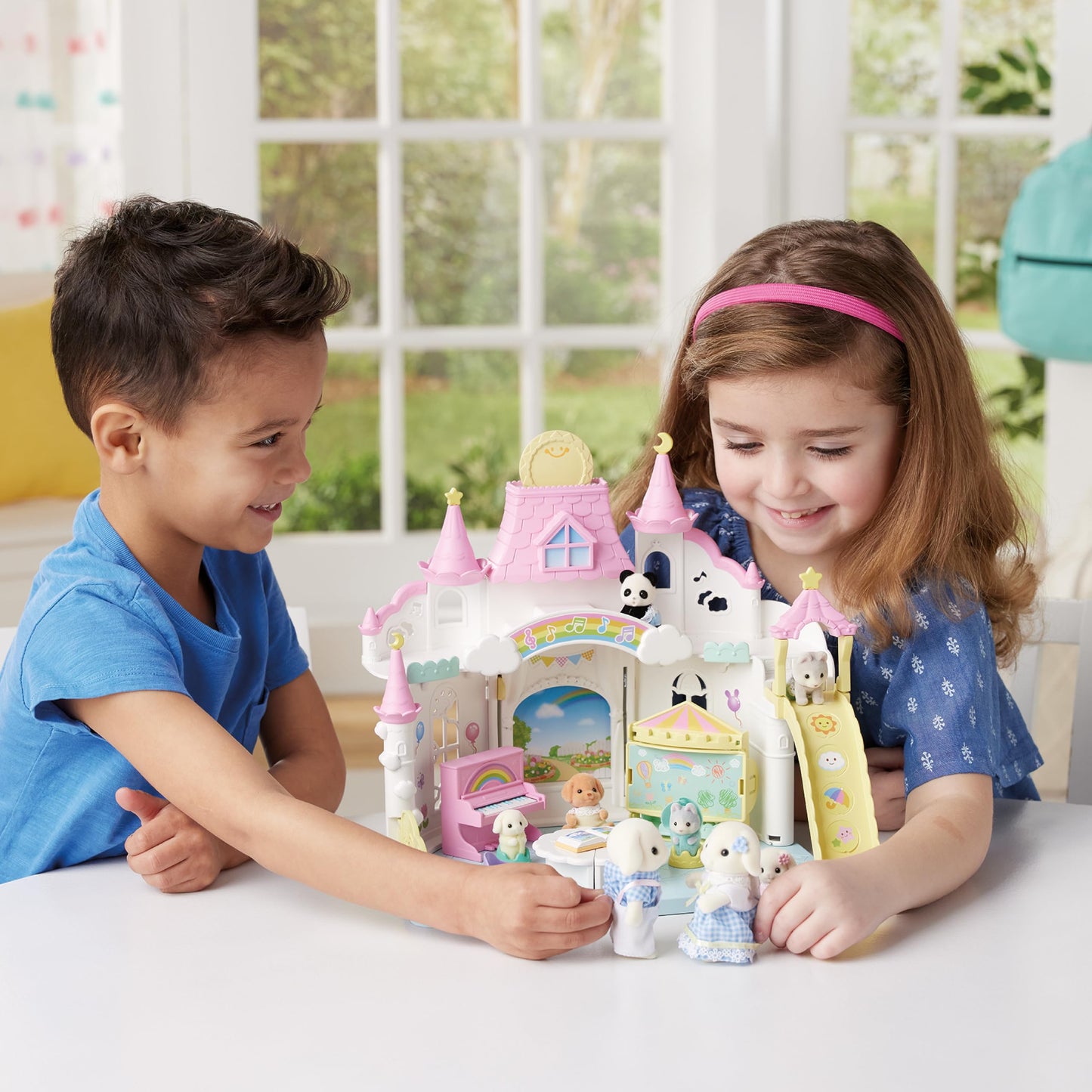 Calico Critters Sunny Castle Nursery Playset - Multicolor, One Size, Plastic, Model CC2166