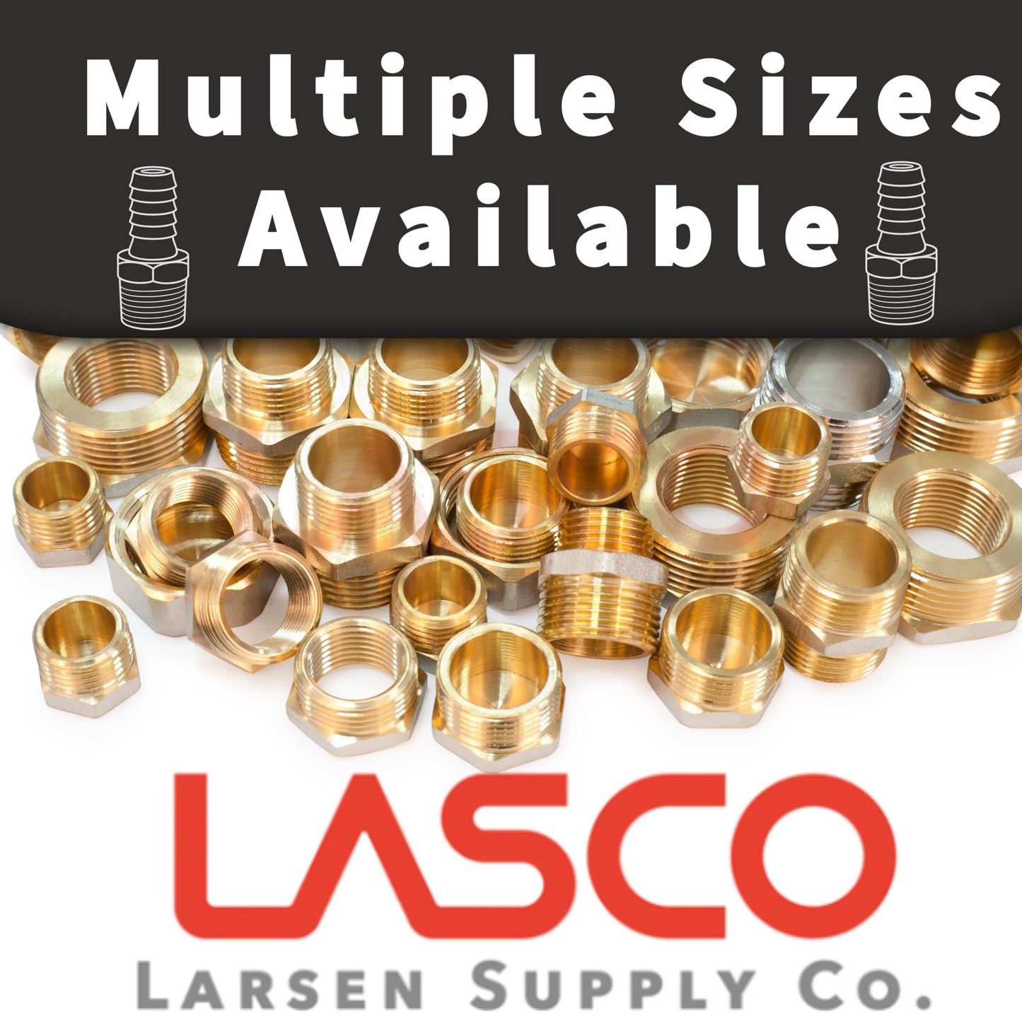 LASCO 17-6783 1/4-Inch Female Flare by 1/4-Inch Male Pipe Thread Brass Adapter
