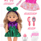Gagaku Baby Doll With Hair, 12' Baby Doll For Girls 1 2 3 4 5 6 Years Old, Baby Doll For Toddlers Kids, Toy Baby Dolls With Accessories, Clothes Outfits Diapers Bottle