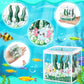 Hydren Axolotl Diy Tank Axolotl Craft Mini Axolotl Figures Axolotl Beads Axolotl Gift Set Axolotl Charms(Aquatic Plant,Dark Gree
