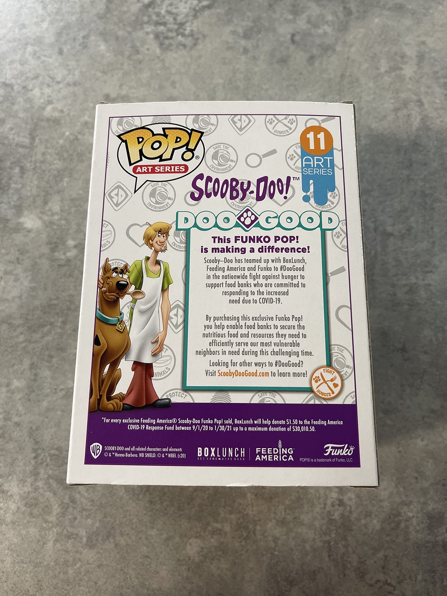 Funko Pop Scooby DOO Art Series #11 Exclusive Vinyl Figure - Standard Size - Green