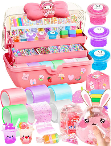 Jimcii Make Your Own Nano Tape Bubble Kit, Nano Tape Bubble Squishy Maker Kit For Kids, Nano Tape Bubbles