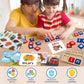 Letapapa CVC Word Educational Toy - Spelling Games & Sight Words Flash Cards for Preschool Kids (3-6 Years) - Montessori Learning Activities