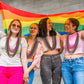 Yaxinrui 72 Pcs Pride Beads Necklaces, Lgbtq Pride Beads Stuff Accessories Metallic Rainbow Bead Necklaces For Gay Lesbian Pride