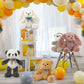 Maogolan 13 Inch Stuffed Animals Bulk Soft Teddy Bear Plush Toys Set For Kids Teens Girls - Brown Bear, Floppy Bunnies, Monkey,