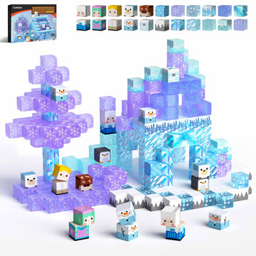 Gobidex Magnetic Blocks Magnet Building Toys, Frozen Toys Princess Castle For Girls, 2024 Upgraded Stem Creative Sensory Birthday Gift For Kids Age 3+ Years Old
