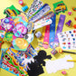 BenLouis 120Pcs Kids Party Favors Sets Stampers Pencils Stickers School Stationery Bulk for Kids 4-8-12 Classroom Birthday Cand