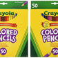 Crayola 50ct Long Colored Pencils (68-4050) Pack of 2