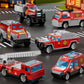 Niplooow Fire Toys For 3 4 5 6 Years Old Boys Girls Kids, Die Cast Metal Fire Truck Toys W/Play Mat, Rescue Emergency Fire Truck