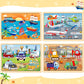 Puzzles For Kids Ages 4-6,24 Pieces Wooden Puzzles For Toddlers Ages 3-5 4-8 3 4 5 6 3-4 Year Olds.4 Pack Car Puzzle Set Childre