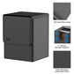 Mixpoet Deck Box Compatible With Mtg Cards, Trading Card Case With 2 Dividers Per Holder, Large Size For 100+ Cards (Marvelous-Black)