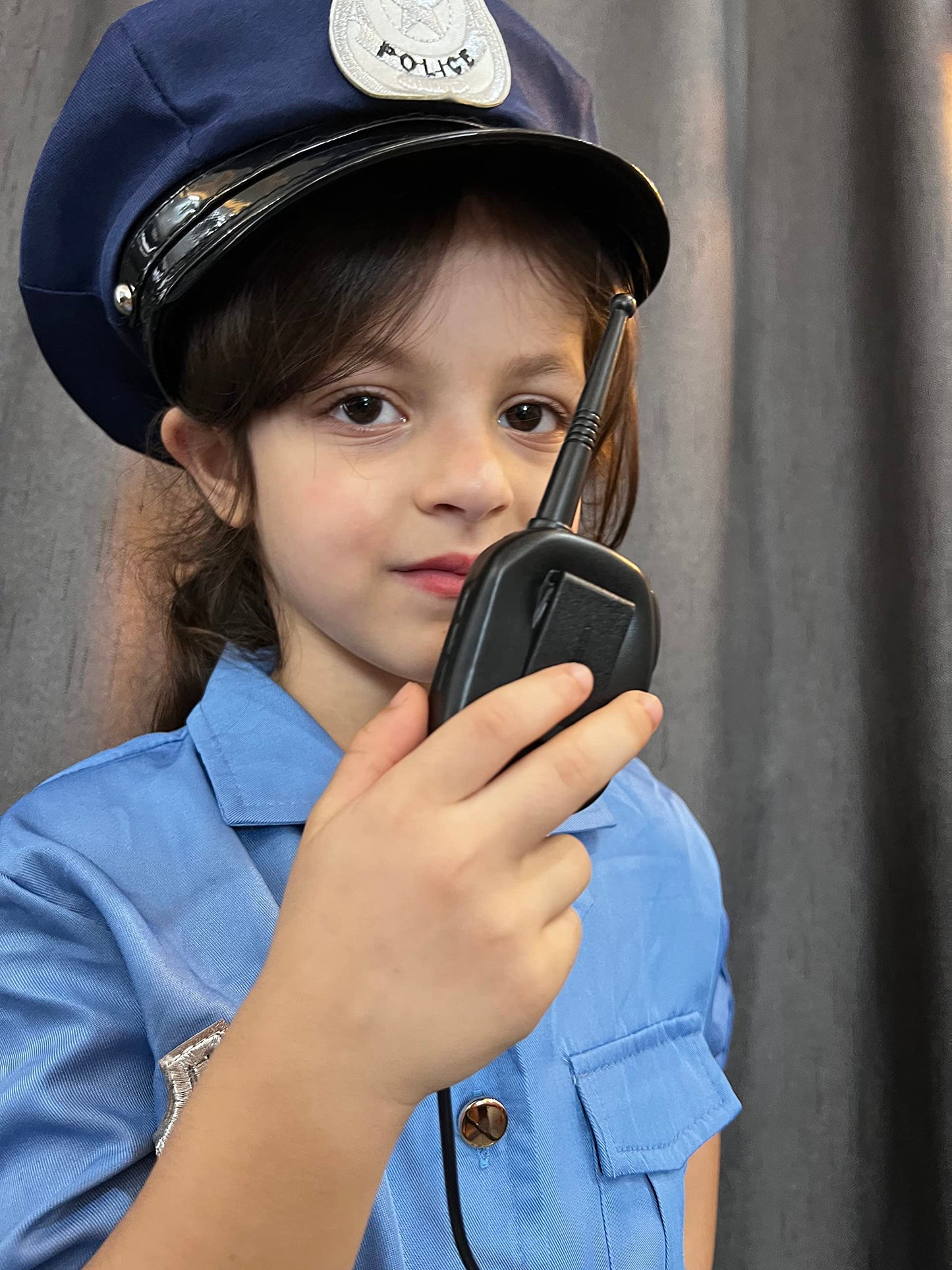Kidin Police Officer Costume For Kids Cop Costume For Girls Police Dress Up Halloween Cosplay Birthday Gift