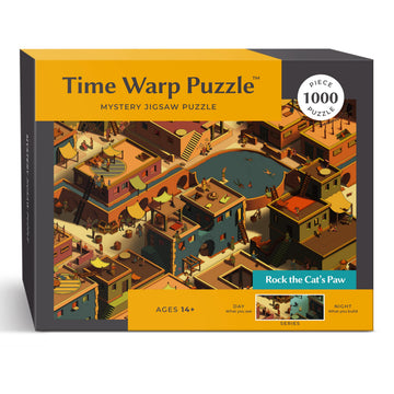 da Vinci's Room Time Warp Puzzle - 1000 Piece Jigsaw, Picture Changing, Chipboard, 26.625 x 19.25 in, Adults Day Night Series
