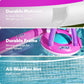 Joyin Inflatable Pool Float Set Volleyball Net & Basketball Hoops, Floating Swimming Game Toy Floaties For Kids And Adults Volle