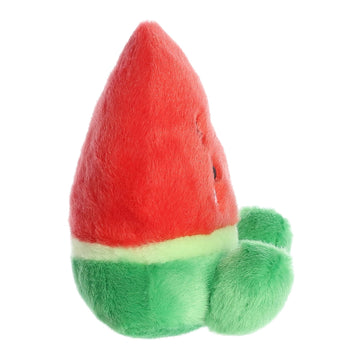 Aurora Adorable Palm Pals Sandy Watermelon Stuffed Animal - Pocket-Sized Play - Collectable Fun - Red 5 Inches