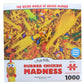Accoutrements Rubber Chicken Madness Standard Funny Collectible Jigsaw Puzzle, Multicolored