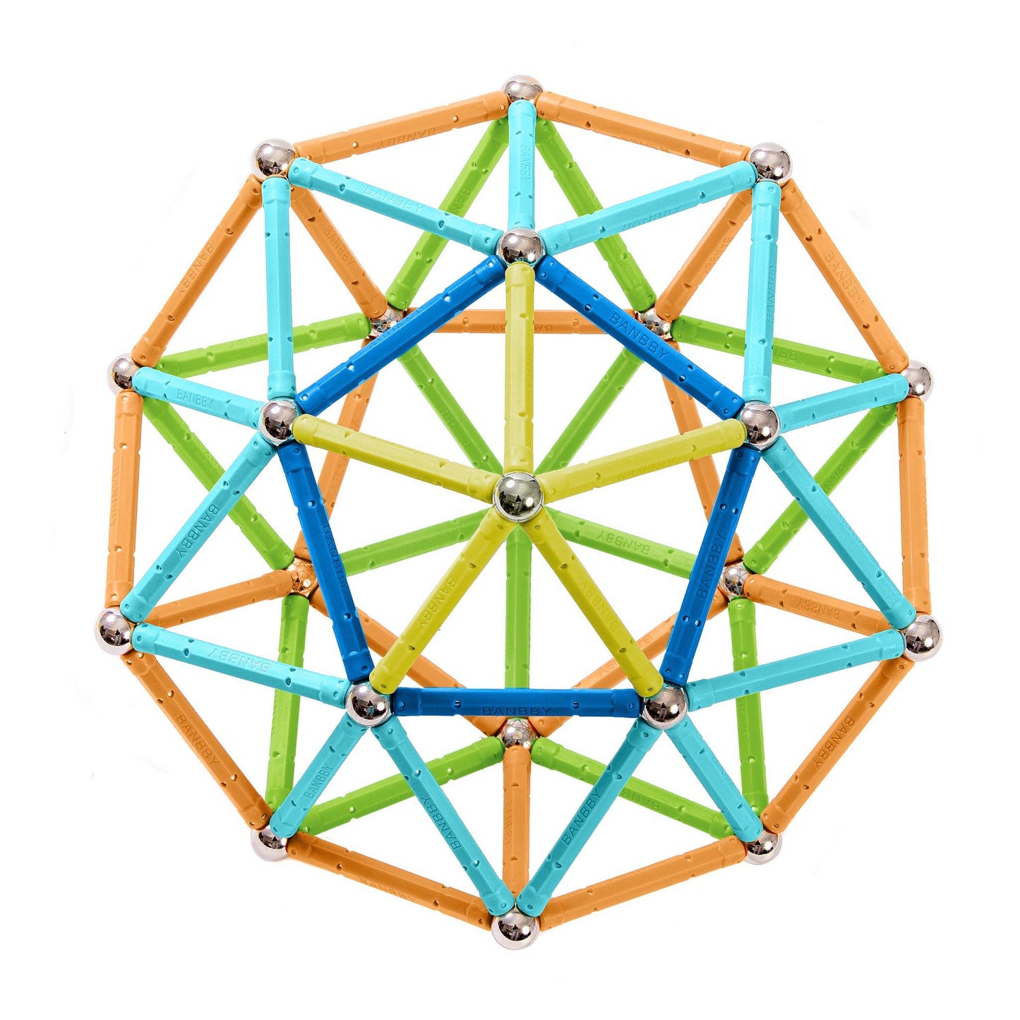 BANBBY 145pcs Magnetic Toys Upgraded 2.28 inches Building Sticks Set for Kids Magnet Games (10 Colors)