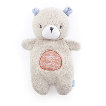 Ingenuity Premium Soft Mini Bean Bag Plush, Nate The Teddy Bear, Ages Newborn And Up.