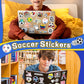 300 Pcs Soccer Stickers For Kids, Waterproof Water Bottle Stickers Vinyl For Laptop Scrapbook Classroom School Students Prizes G