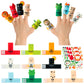 Cocnny Passover Plagues Finger Puppets - 30Pcs Diy Ten Plague Felt Finger Puppet Toy Making Kit, Make Your Own Story Telling Toy
