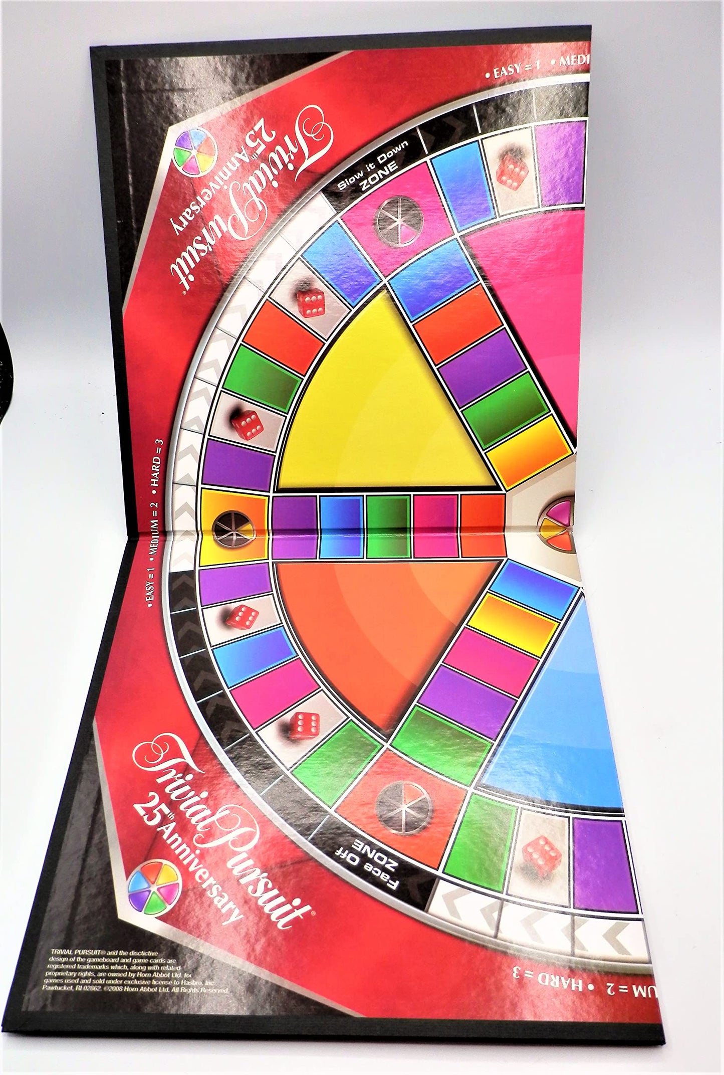 Trivial Pursuit 25th Anniversary Edition Board Game - Multicolor, Paper, Model 44951
