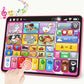 Trilingual Learning Toy Tablet with Music & Sound, Montessori Speech Therapy Toys for 1 Year Old Girl Boy Musical Baby Toy 12-18