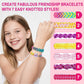 Gaitel Friendship Bracelet Kit for Girls - Arts and Crafts Toy and Birthday Gift for 6 7 8 9 10 11 12 Year Old Kids, DIY Craft S