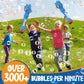 Aooess Bubble Wand Toys for Kids 3-8 Years Old Boys: Dinosaur Bubble Wand Bubbles Machine Bubble Blower for Toddlers 1-3 Dinosau