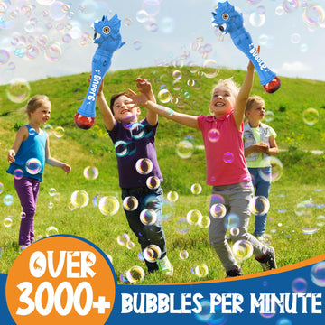 Aooess Bubble Wand Toys for Kids 3-8 Years Old Boys: Dinosaur Bubble Wand Bubbles Machine Bubble Blower for Toddlers 1-3 Dinosau
