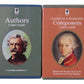 Educational Playing Card Games Bundle - 4 Items (1 Of Each): Inventors Card Game, Composers Card Game, Scientists Card Game, & Authors Card Game