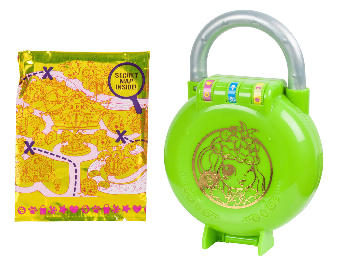 Shopkins Lil' Secrets Playset - Collectable Mini Playset with Secret with Shoppie and Shopkin Toy Inside - Cutie Fruity Smoothies
