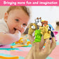 24 Pcs Finger Puppets Set Mini Stuffed Animals Finger Puppet Toys For Storytelling Playing Teaching Shows Playtime Schools Birth