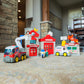 Fat Brain Toys Fire Station Playset - Model FB210 1 - Durable Polypropylene - Engaging Role Play for Kids