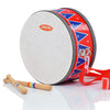 Crafteem Wooden Kids Drum Set For Toddlers - Baby Musical Toy W/Wrist Bells, Drum Sticks & Fun Drum Instrument For Boys & Girls 