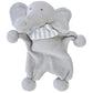 Under the Nile Elephant Lovey Toy - Organic Cotton, Grey, 9 Inches Tall, Super Absorbent Terrycloth