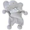 Under the Nile Elephant Lovey Toy - Organic Cotton, Grey, 9 Inches Tall, Super Absorbent Terrycloth
