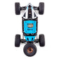 Losi 1/10 Lasernut U4 4 Wheel Drive Brushless RTR Battery and Charger not Included with Smart ESC Blue LOS03028T1
