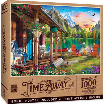 Masterpieces 1000 Piece Jigsaw Puzzle For Adults, Family, Or Kids - Evening On The Lake - 19.25'X26.75'