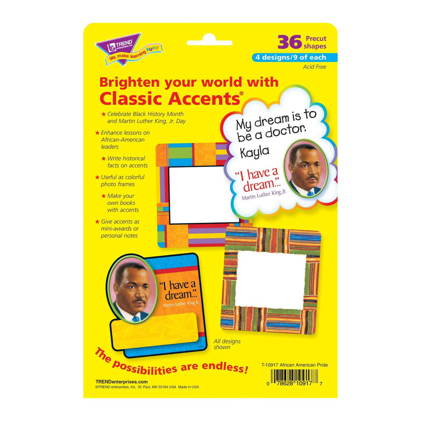 Trend Enterprises Inc. African American Pride Classic Accents Variety Pk