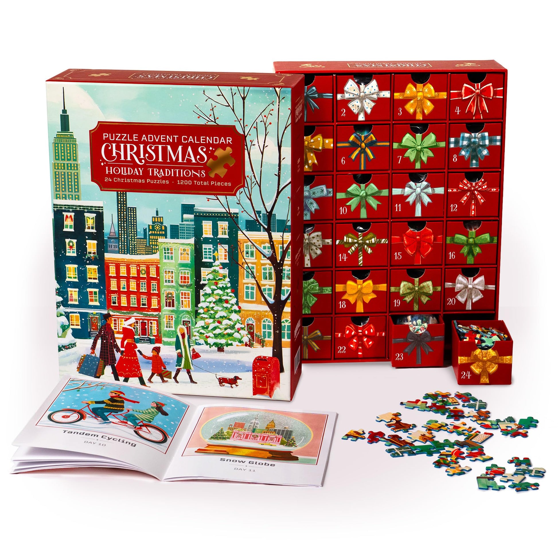 Boardwalk Puzzles Christmas Holiday Traditions Puzzle Advent Calendar